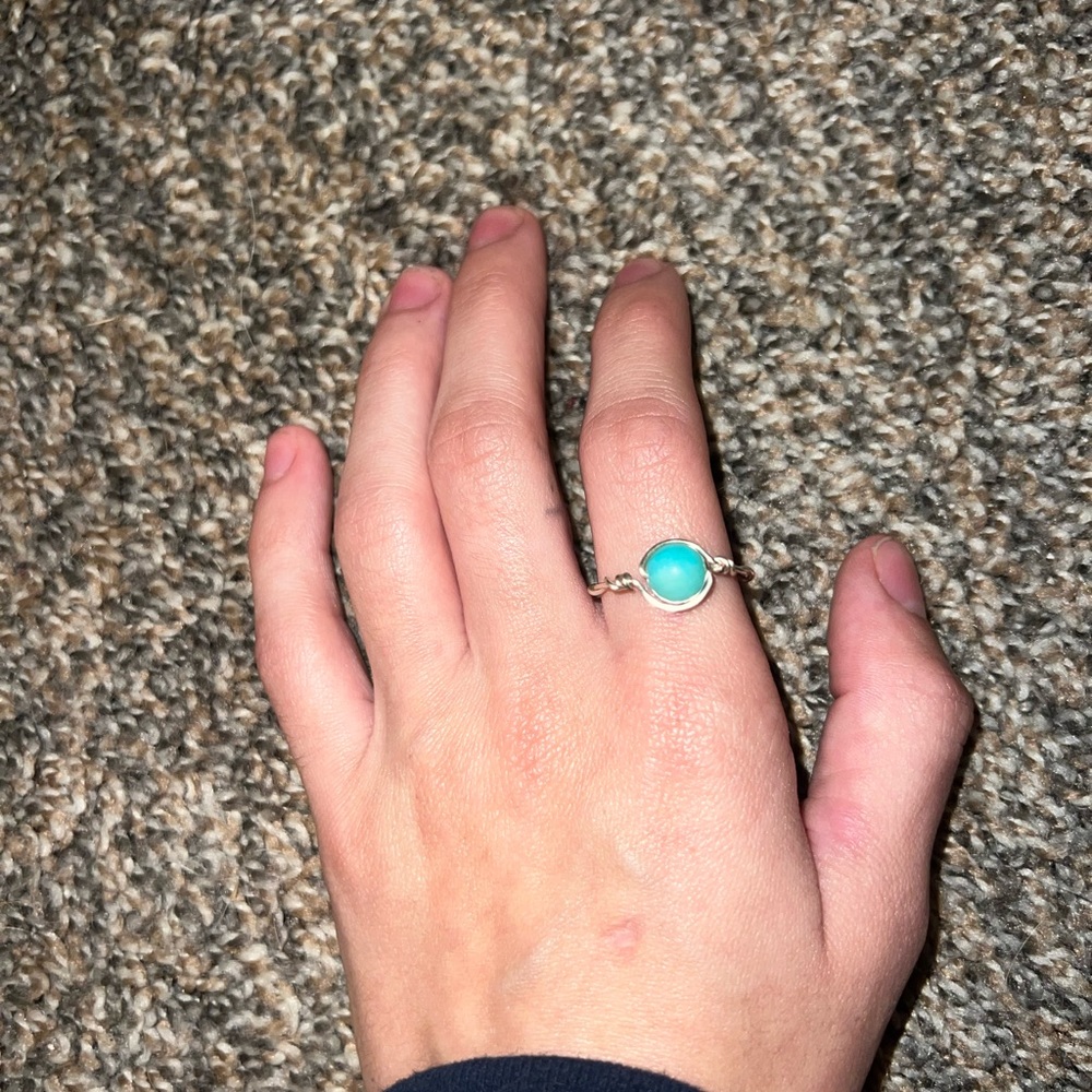 Handmade wire ring, size 7